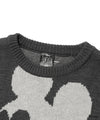 Nice Ghost Club Fantasia Mickey Mouse Knit [Charcoal]