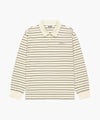 Marithé François Girbaud Stripe Pique Long Sleeve Tee