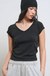 General Idea WOMAN Daily Short Sleeve V-Neck T-Shirt