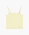 Marithé François Girbaud W BASIC STRING CROP SLEEVELESS