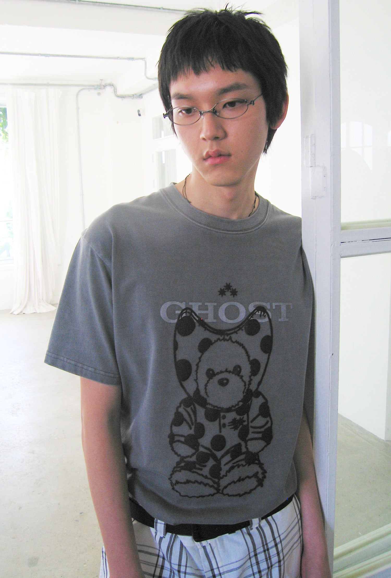Nice Ghost Club Devil Bear Doll Pigment Dyed Tee
