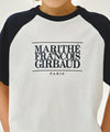 Marithé François Girbaud Kids Classic Logo Raglan Oversized Tee Coral Pink