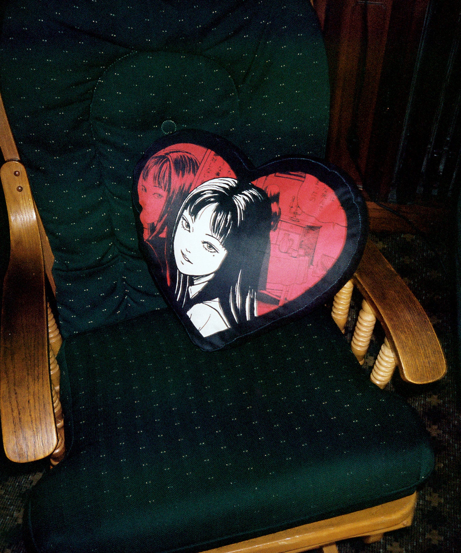 Nice Ghost Club Junji Ito Maniac Tomie Heart Cushion [Red]