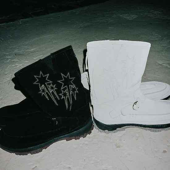 Nice Ghost Club [x nottz] Western Long Boots