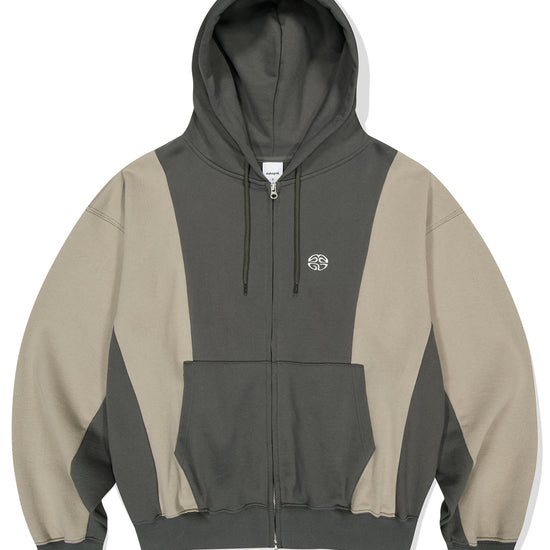 Mahagrid ECLIPSE LOGO HOOD ZIP-UP [KHAKI]