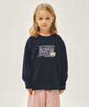 Marithé François Girbaud Kids Doodle Classic Logo Long Sleeve Tee White