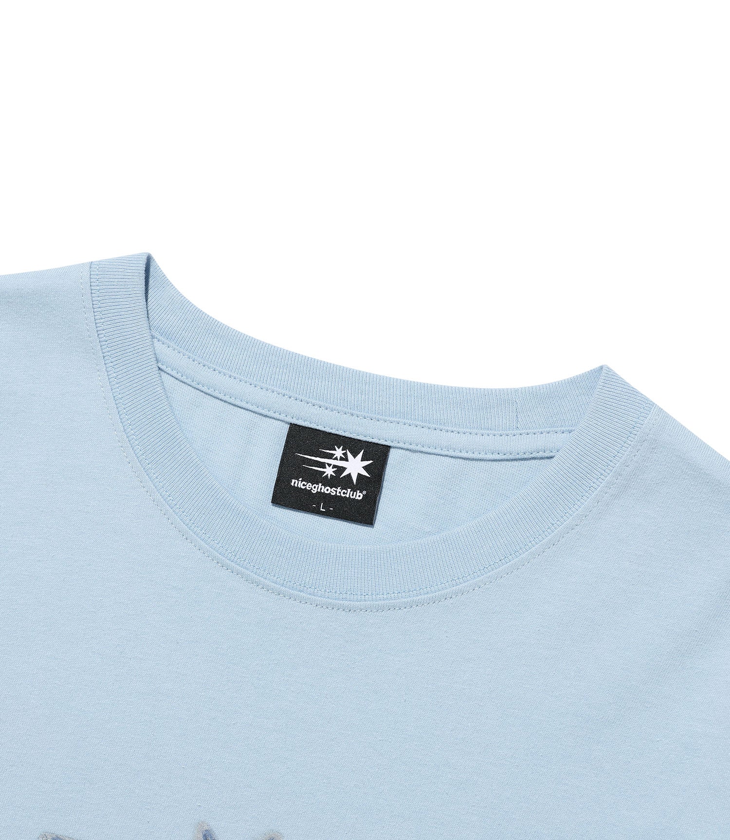 Nice Ghost Club Drawing 3 Star Long Sleeve Tee