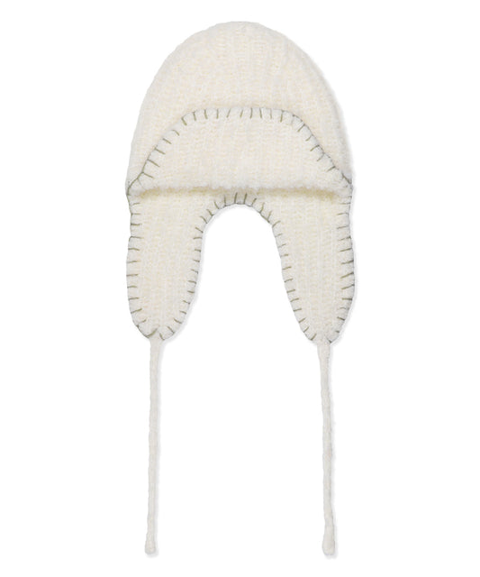 Mahagrid Stitch Earflap Hat
