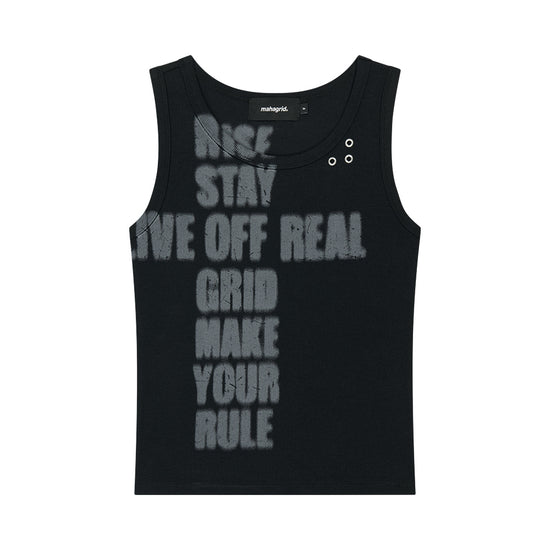 Mahagrid Rise Crack Tank Top
