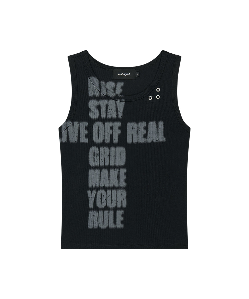 Mahagrid Rise Crack Tank Top