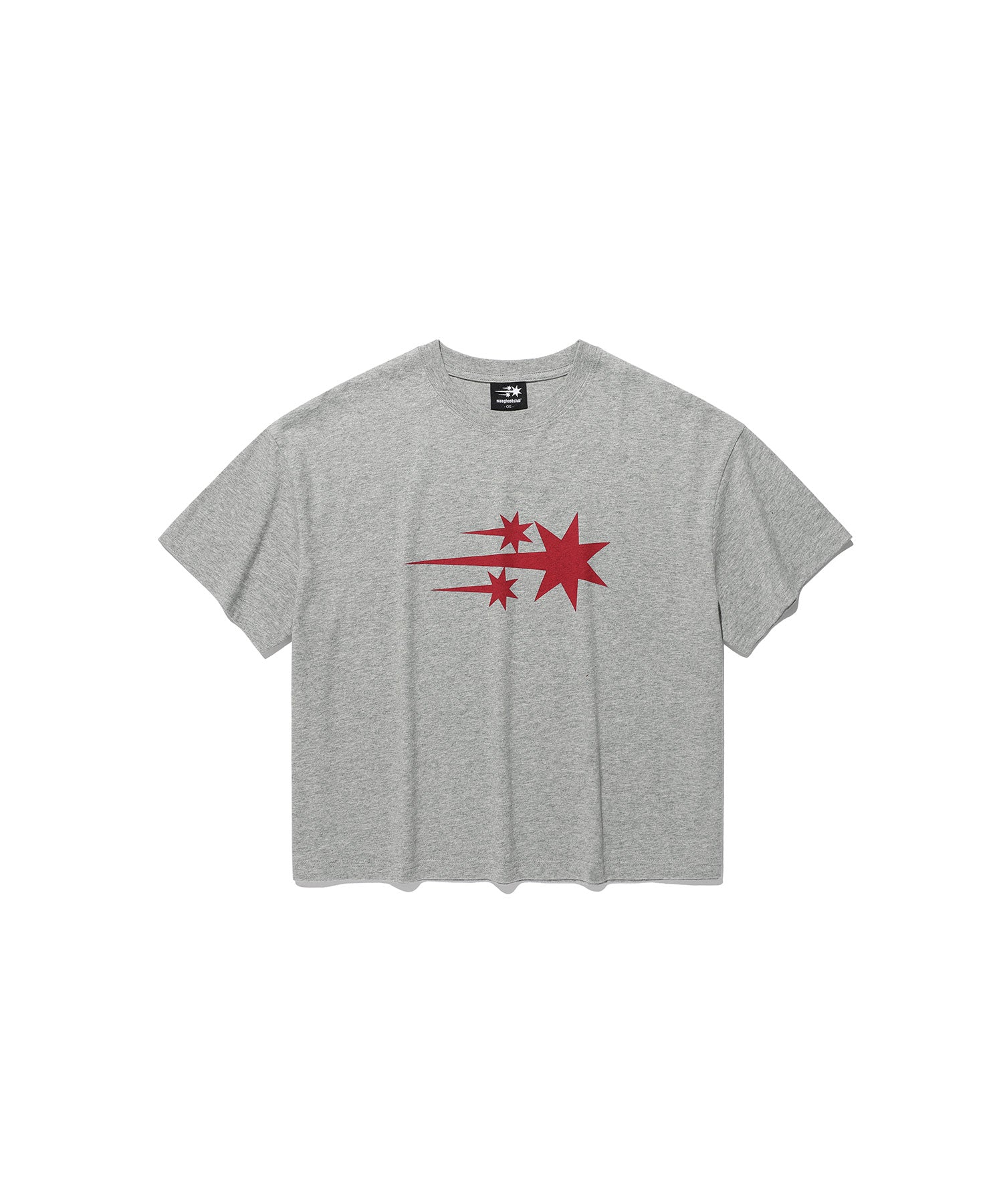 Nice Ghost Club 3star Big Crop Tee [Grey]