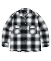 Mahagrid Cut Off Flannel Check Shirt