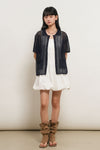 General Idea WOMAN Loose Fit Crochet Lace Half Cardigan