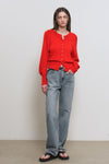 General Idea WOMAN Signature Crew Neck Cardigan