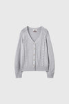 General Idea WOMAN Cotton Blend Saddle Shoulder Cardigan