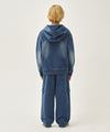 Marithé François Girbaud Kids Doodle Classic Logo Cargo Sweat Pants Black
