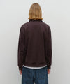 Marithé François Girbaud Baseball Logo Collar Half Zip Sweatshirt Navy
