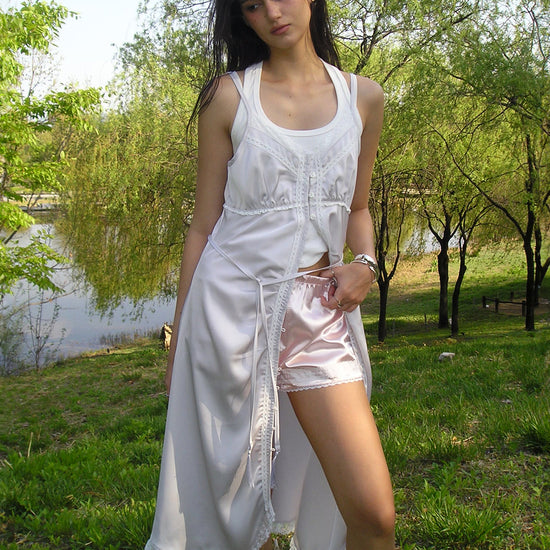 Bitter Cells Haven Satin Long Dress