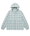 Cavish Hooded Check Wind Breaker