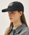 Marithé François Girbaud PIGMENT SMALL CLASSIC LOGO CAP washed black