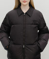 Marithé François Girbaud Classic Logo Collar Down Jacket Black