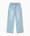 Marithé François Girbaud NEW M HIGH STRAIGHT DENIM PANTS