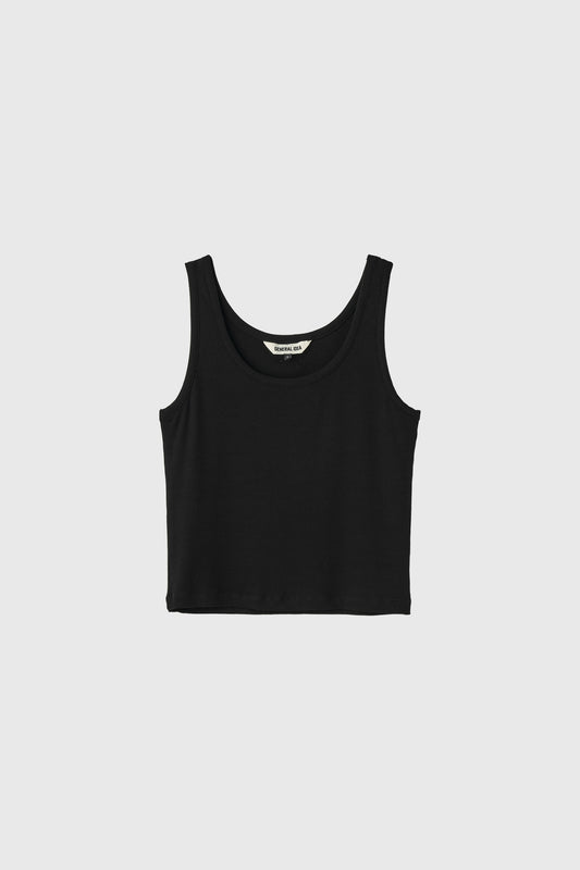 General Idea WOMAN Solid U-Neck Sleeveless