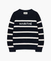 Marithé François Girbaud Kids Stripe Knit Pullover