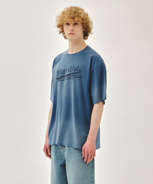 Marithé François Girbaud GRADATION DYEING OVERSIZED TEE