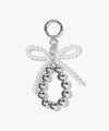 Marithé François Girbaud Pearl Silver Ball Keyring Silver