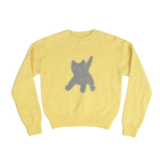 AEAE Flashed Cats Angora Knit