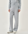 Marithé François Girbaud W CLASSIC LOGO KNIT PANTS heather gray