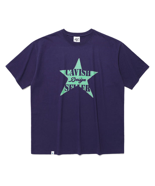 Cavish Star Stencil Short Sleeve Tee
