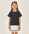 Marithé François Girbaud Kids All Over Flower Tee Navy