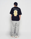 ADLV Basic Logo with Line Friends Short Sleeve T-Shirt