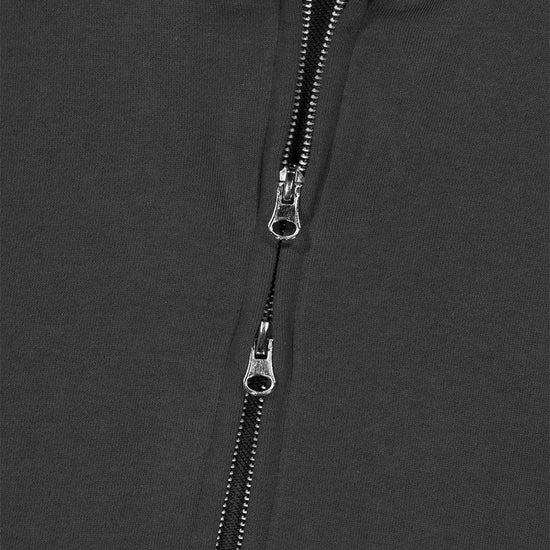Mahagrid PRAY APPLIQUE CROP ZIP UP HOODIE