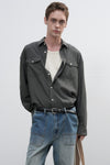 General Idea MAN Vintage Two-Pocket Shirt [Charcoal]