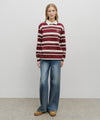 Marithé François Girbaud STRIPE COLLAR LONG SLEEVE