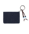 Cavish CAVISH X LELBO BROWN CHECK APPLIQUE DENIM WALLET