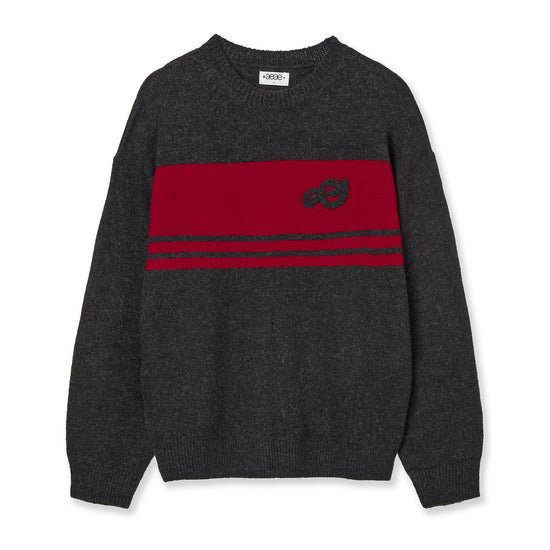 AEAE Color Block Knit [Charcoal]