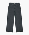 Marithé François Girbaud M HIGH STRAIGHT STRIPE DENIM PANTS BLUE