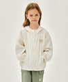 Marithé François Girbaud Kids Classic Logo Seersucker Jacket Cream
