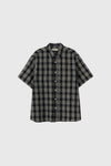 General Idea MAN Seersucker Half Check Shirt