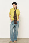 General Idea MAN Essential Collar Neck Half Knit