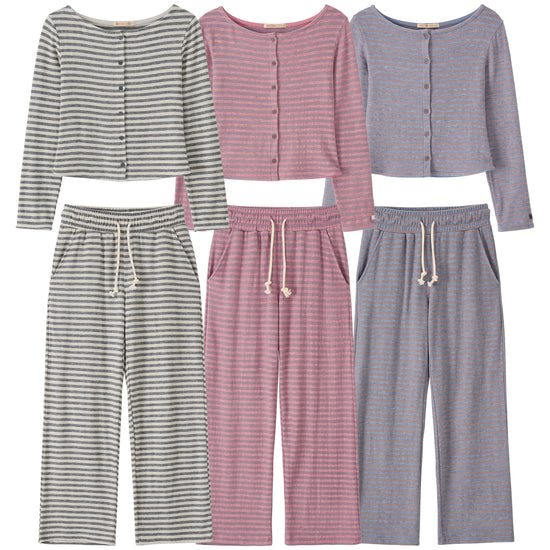 Bitter Cells [Set] Essential ST Knit Cardigan & Pants - 3 Colors