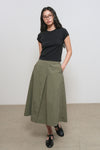 General Idea WOMAN Split A-Line Midi Skirt
