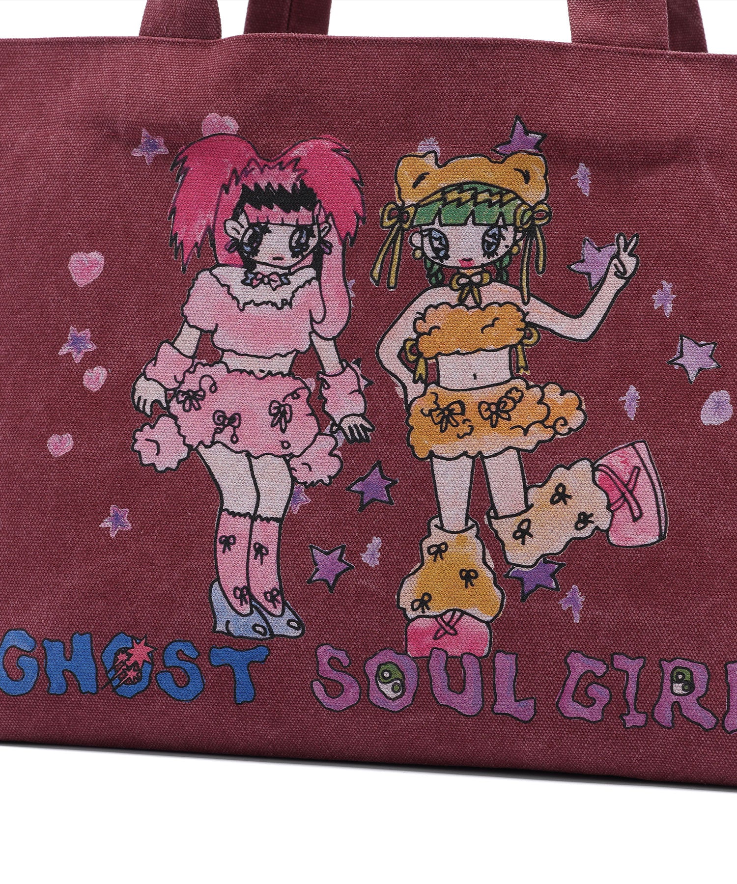 Nice Ghost Club Soul Pussy Cat Ghost Soul Girl Tote Bag