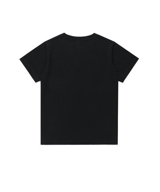 Cavish COZY STAR APPLIQUE SS TEE [BLACK]