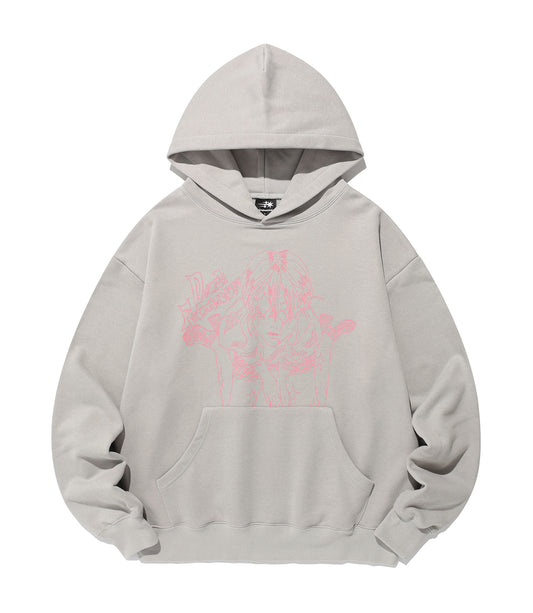 Nice Ghost Club Dark Fantasy Girl Hoodie