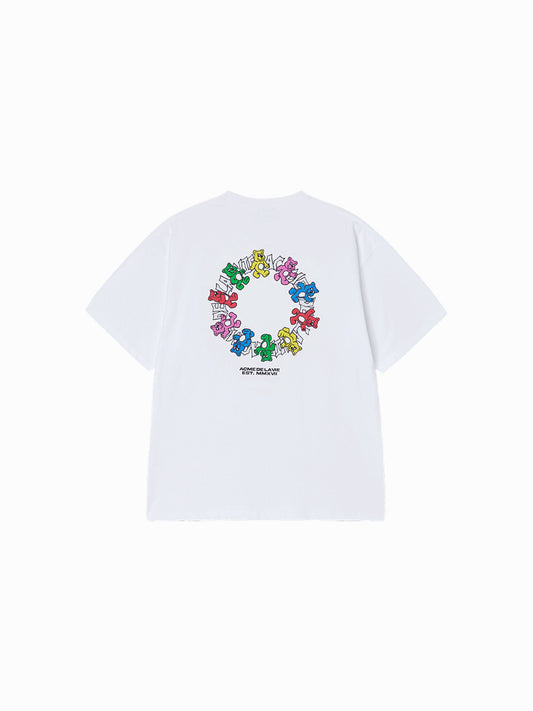 ADLV Round Walking AC Bear Short Sleeve T-Shirt